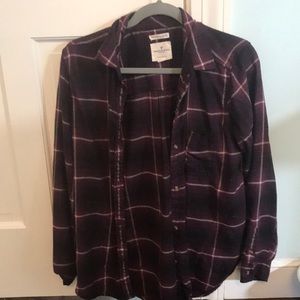 Purple American Eagle Flannel